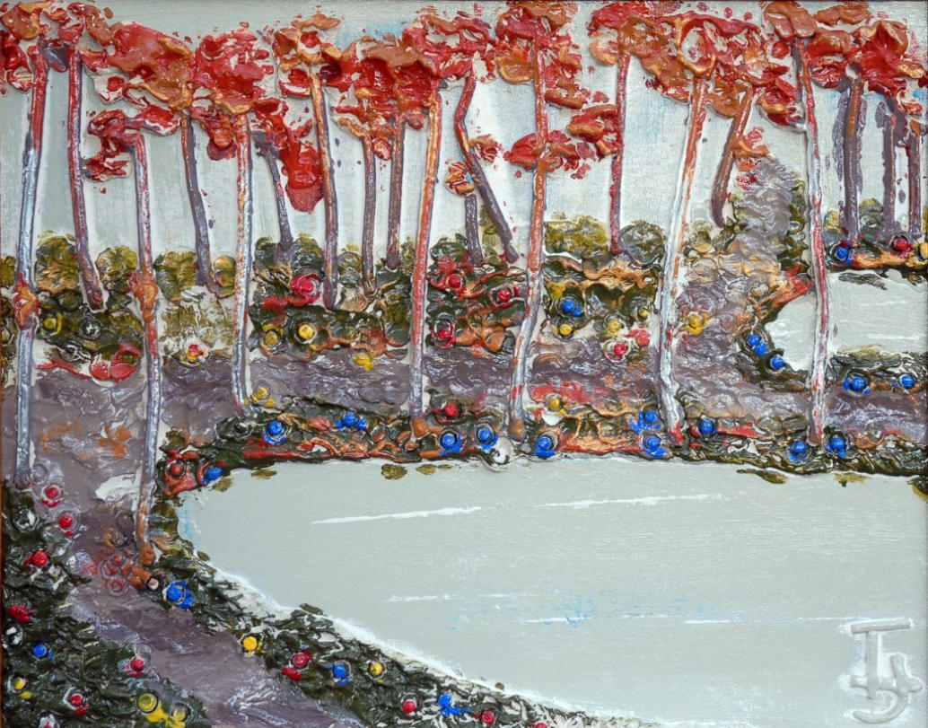 Large image: Lake in Autumn